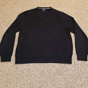 Lands End Supima cotton V-neck sweater shirt